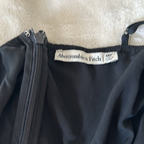 NWOT ABERCROMBIE SQUARE NECK SLIP LACE MIDI DRESS. SIZE MP - Picture 4 of 5